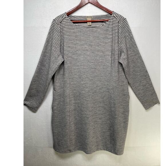 Duluth Trading Women's Ponte Pro Long Sleeve Dress Gray Size XXL - Picture 1 of 5
